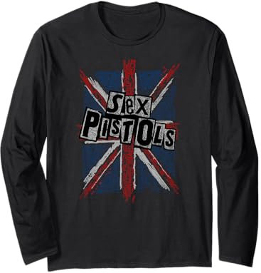 Sex Pistols Anarchy Flag Rock Music Band Long Sleeve T-Shirt