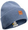 camel active Herren Beanie aus einem Baumwoll-Kaschmir-Mix Denim Blau, Menswear-OS