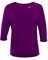 Winshape Damen Functional Light and Soft ¾-arm Top Dt111ls Yoga-Shirt, Dark-Plum, XL EU