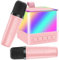 Karaoke Machine with 2 Microphones, Wireless Mic Kids Toys for Boy Girl, Portable Bluetooth Speaker with Voice Changing Effects & LED Lights, Best Gifts for Toddler Kid Adult