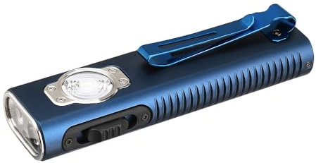 TrustFire Mini X3 Recargable EDC Linterna,4 fuentes de Luz Combinación de Haz Verde y LED Blanco y Luz UV, 1050 lúmenes,IPX6 y 1m Prueba de Caída,Ultraportátil para acampar, trabajar, emergencias etc.
