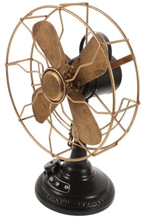 Ciieeo Decorazione Da Scrivania in Forma Ventaglio Da Tavolo Retrò Vintage Per Ventilatore