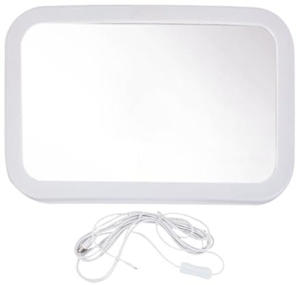 Espejo Para Silla De Coche A Contramarcha - Monitor LED Para Bebé En Asiento Trasero,Espejo De Observación Infantil Con USB Para Viajes Diarios Y Excursiones En El Automóvil