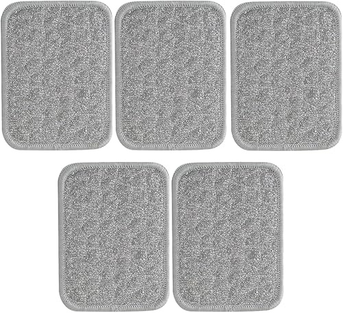 JFGDVW 5 Pcs Reusable Dishwashing Rags For Wet And Dry, Multipurpose Wire Miracle Cleaning Cloths, For Kitchen, Sinks, Pots, Pans
