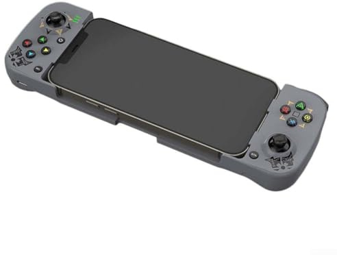 Hasaller D3 Teleskop-Game-Controller für Android Switch Steam PC mit 400 mAh Akku und verstellbarer 135–173 mm Telefonklemme (grau)