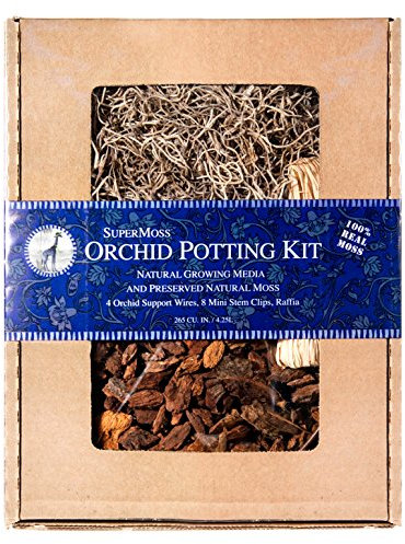 SuperMoss (90450) Orchid Potting Kit, Spanish Moss Natural, 200 cu. In.