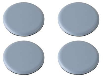 Metafranc Easyglider Ø 30 mm - selbstklebend - 4 Stück - PTFE Gleitoberfläche - Für ein leichtes Verschieben schwerer Möbel / Universales Möbelgleiter-Set / Teflongleiter / Bodengleiter / 645796