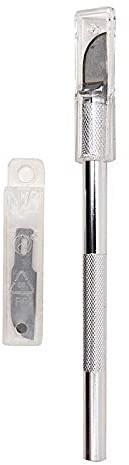 Rico Design Craft Skalpell rund, Silber