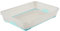 keeeper Stapelkorb, Rutschfest, DIN A4, 36 x 26,5 x 7 cm, Jonas, Transparent/Blau