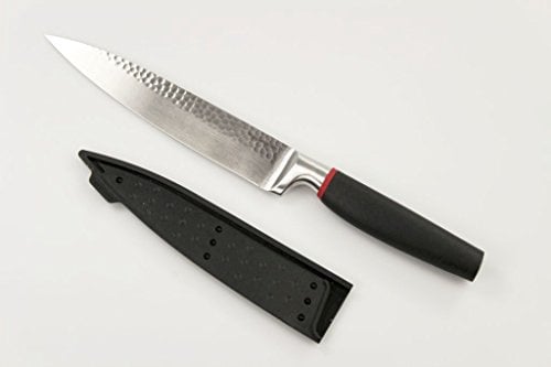 Tupperware Messer Chef-Series Pure Fleischmesser Kochmesser schwarz rot