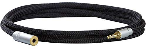 Dynavox 207379 Audio Verlängerungskabel [1x Klinkenbuchse 3.5 mm - 1x Klinkenstecker 3.5 mm] 3.00 m Schwarz