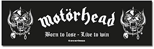 empireposter Motörhead - Born/Live - Hochwertiger Teppich - Größe 150x45 cm