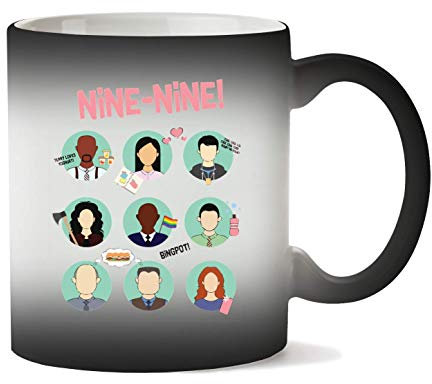 BakoIsland Brooklyn Nine-Nine Squad Tasse Chaleur Changement De Couleur