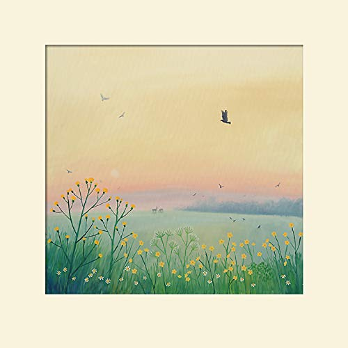 Jo Grundy Morning Haze, montiert Drucken, 40 x 40 cm