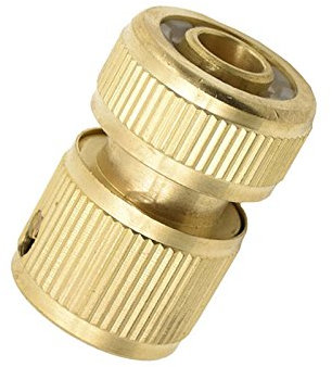 Vogueing Tool Lot de 6 raccords de tuyau en métal pour robinet de jardin Doré 1,9 cm