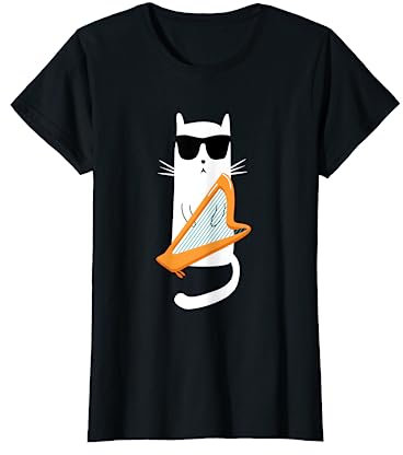 Lustiges Harfe Orchester Band Geschenk T-Shirt
