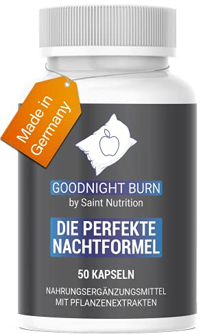 Saint Nutrition® Goodnight F-BURN Kapseln | mit Garcinia Cambogia, vegan & schnell für Männer & Frauen, Hochdosiert