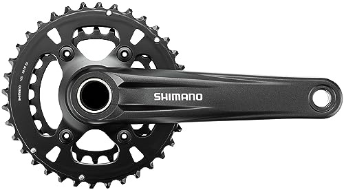 Shimano FC-MT610-2 und 610-B2 Kettenradgarnitur Schwarz Einheitsgröße