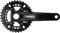 Shimano Unisex – Erwachsene FC-MT610-2 und 610-B2 Kettenradgarnitur, Schwarz, Einheitsgröße
