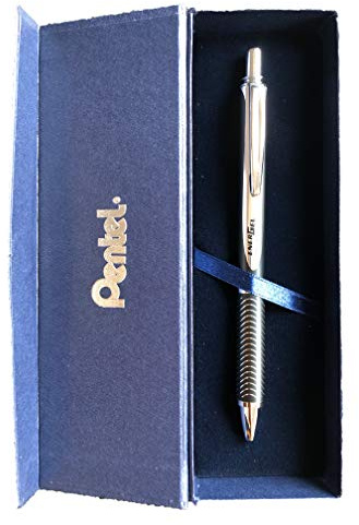 Pentel EnerGel Sterling - Liquid Gel Pen - Line Width 0.35 mm, Ball Diameter 0.7 mm, Writing Color (Black, Gift Box)