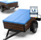 Tarpofix® Anhänger Plane 170x110 cm inkl. Planenseil | Anhängerplane Flachplane aus PVC PLANENMATERIAL | Verstärkte HP DDR Anhänger Plane für diverse PKW Hänger | Abdeckplane Anhänger Abdeckung | Blau