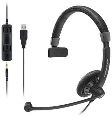 EPOS SENNHEISER Impact SC 45 USB MS Cuffie cablate Padiglione auricolare chiamate/musica USB tipo A Nero