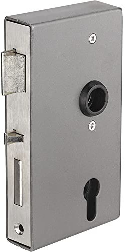 AMF selbstverriegelndes Spezialschloss f.Stahlkonstruktionen 140PS selbst. DM60,Kastenst.30mm,rechts