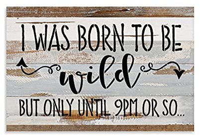 SMWY Retro-Poster I Was Born To Be Wild Poster, dekoratives Gemälde, Leinwand, Wandkunst, Wohnzimmer, Poster, Schlafzimmer, Gemälde, 60 x 90 cm