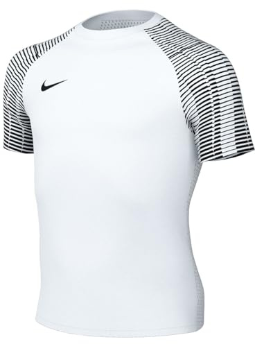 Nike Unisex Kinder Y Nk Df Academy JSY T-Shirt, Weiß - Schwarz, L EU
