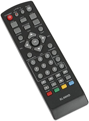 Fernbedienung Fit for Maximum Botech AEG Trekstor HD SatReceiver Cepto S2 | DVB-S2 4546-HD BC-2010-HD BC-7200 S-2000-FTA-PVR DVBS2 4546HD BC2010HD BC7200 S2000FTAPVR