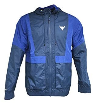 Veste zippée pour homme 100 % polyester Project Rosk Storm Coupe-vent Indigo (taille L), indigo, Large