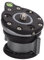 Tripod Leveling Base, Aluminum Alloy Camera Tripod Head with Bubble Level, 1/4” & 3/8” Thread, Photography Tripod Leveler Adjusting Plate for for and Other DSLR Camera, Camcorder