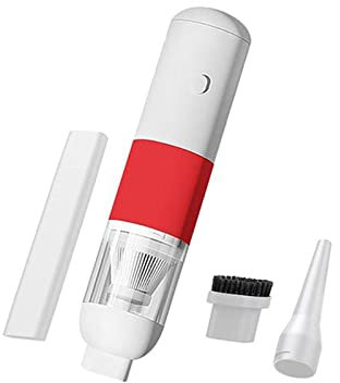 AYBAL Compatible avecAspirateur de Voiture sans Fil Xiaomi 20000Pa Aspirateur Automatique Portable sans Fil Home &Mini aspirateur de Voiture avec Batterie intégrée (Color : Rouge)