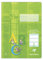Clairefontaine 331051C - Packung mit 25 Schulheften DIN A4, 16 Blatt, 90g, grüne Lineatur 1 liniert für 1. Schuljahr, Zitrusgrün, 1 Pack
