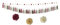 P'tit Clown Re22635 - Kit decorativo, 5 pezzi, colore: Moka