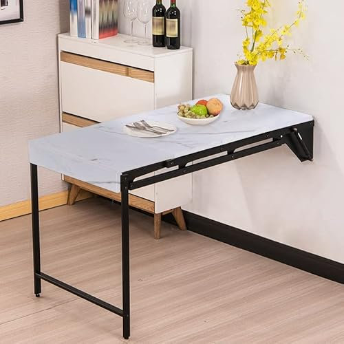 SORVA An der Wand montierter Schreibtisch, klappbarer Küchen-Murphy-Tisch, spezieller Multifunktions-Arbeitstisch, schwebende Regale, Wäsche-Klapptisch, umwandelbares Regal-Esszimmer, platzsparen