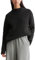 Marc O'Polo Denim Damen Strickpullover mit Mock-Neck-Kragen Relaxed Fit, Schwarz (Black), XS