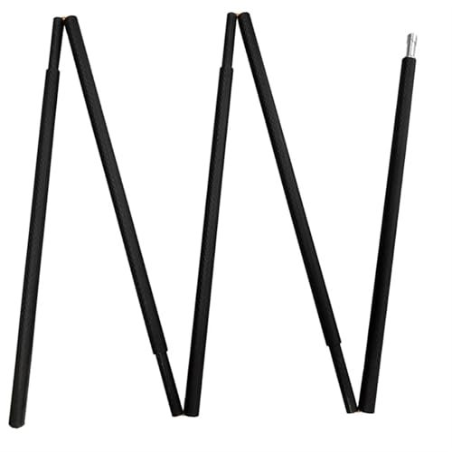 Teleskopstange für Zelte 63/72 Gramm 126/125 cm Carbon Fiber Ultralight Zelt Doppel A Zelt Gerade Zeltstange for Vorzeltbefestigung(Five-segment-28cm)