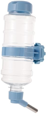 TOGEVAL Hamster Wasserflasche Auslaufsicher Hängend Kunststoff Klarer Wasserspender Für Kleine Haustiere Wie Kaninchen Meerschweinchen Chinchillas