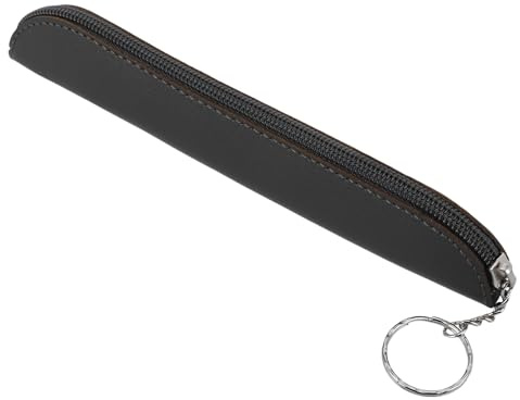 Gogogmee Trousse Fine en Cuir PU pour Stylo insuline avec Fermeture éclair, Petite Pochette Portable et organisée pour Papeterie de Voyage, Design élégant Unisexe