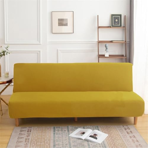 Ghygetrich Sofabezug Stretch, Sofabezug 2 Sitzer Couchschoner Couch überwurf Sofa Cover 3 Seater Sofa Schoner Couch Cover L Shape Sofaschutz Yellow 190~210cm