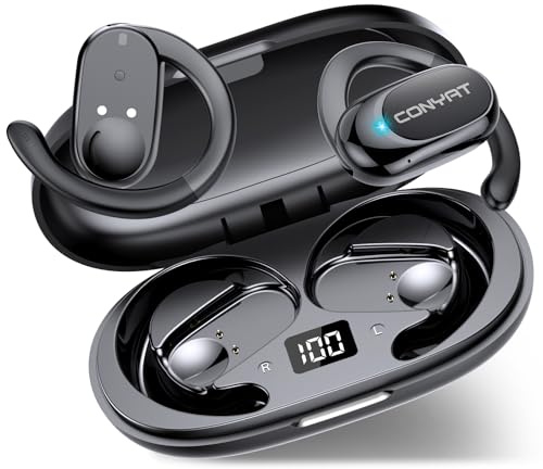 AI Auriculares Traductores de Idiomas, 7 Modos de Traducción Audífonos de traducción en tiempo real 164 idiomas, 58H Auriculares Bluetooth 5.4 Oído abierto para Viajes Negocios y Aprendizaje, Negro