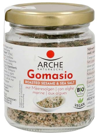 Arche Naturküche Gomasio mit Meeresalgen, Glas, 100g