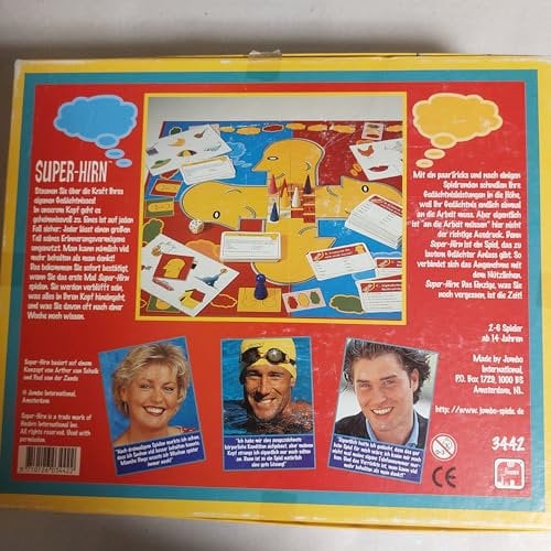 Jumbo Super-Hirn - Kartenspiel für alle Altersgruppen ab 6 Jahren