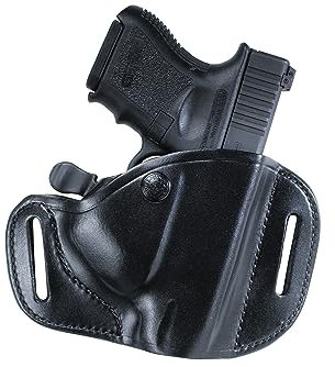 Bianchi 82 Gürtelholster, Leder/schwarz, rechts,H&K P2000, VP9 (SFP9), P30, P10, 45mm BL
