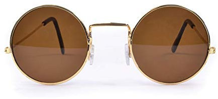 Bristol Novelty BA128 John Lennon Brille, Einfarbig, Gold, one Size
