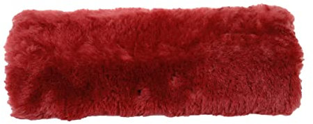 Engel Reitsport | Lammfell Genickschoner Nackenschoner für Halfter GENI-BOR Bordeaux rot (Geni)