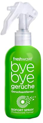 FRESHWAVE - Geruchsvertilger Spray 250 ml – Absorbiert und beseitigt hartnäckige Gerüche in Textilien und Räumen – Natürliche Formel – Für Kleidung, Haushalt, Küche und Haustiere