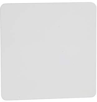 Schneider Electric Ultimate Screwless Flat Plate - Single Blank Plate, GU8410PW, Painted White