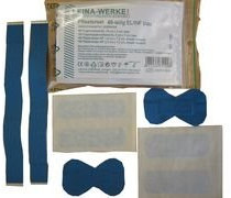 LEINA-WERKE 75100 Pflasterset 40-teilig, elastisch/wasserfest, blau